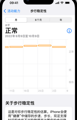 雨山iPhone手机维修如何在iPhone开启'步行稳定性通知'