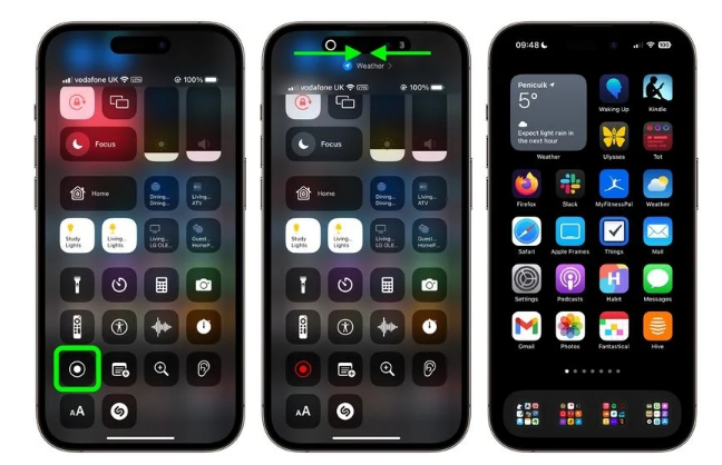 雨山苹果手机维修分享iPhone14录屏如何隐藏灵动岛和红色指示器 