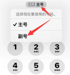 雨山苹果14维修店分享iPhone 14 Pro Max使用副卡打电话的方法 