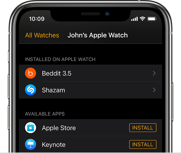 雨山苹果手机维修分享如何在 Apple Watch 上下载应用 