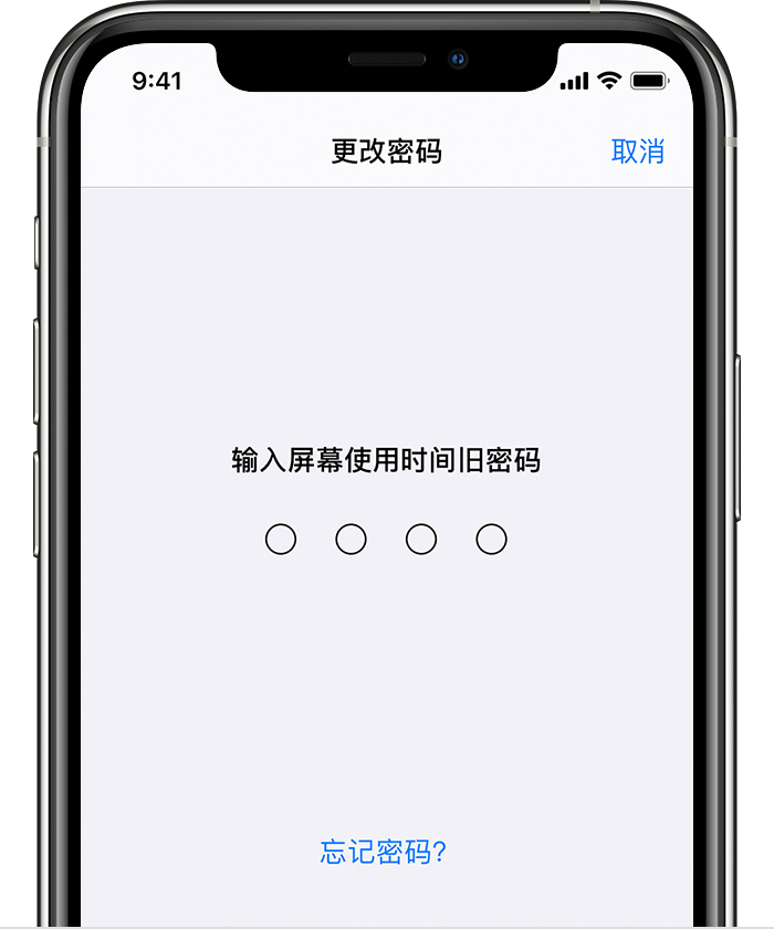 雨山苹果手机维修分享iOS 14 忘记屏幕使用时间密码怎么办 